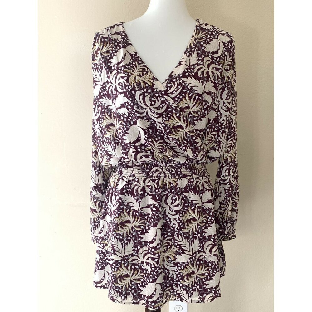 Chelsea 28 Faux Wrap Multi Print Mini Dress
